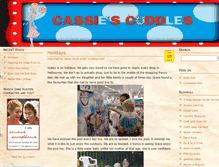 Tablet Screenshot of cassiescuddles.hoodfamily.org.au